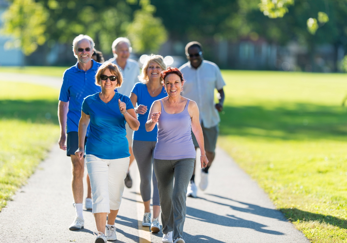create a walking schedule
